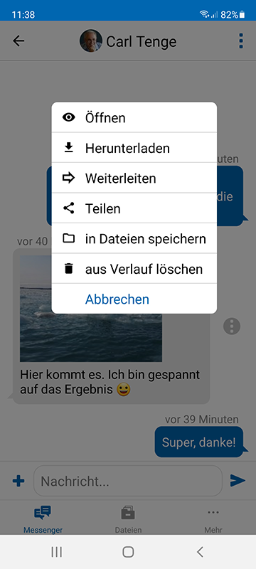 Push-Meldung App