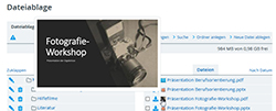 Dateiablage: Vorschau ber Tooltip
