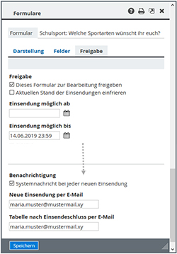 Formular-Einsendungen direkt per E-Mail erhalten